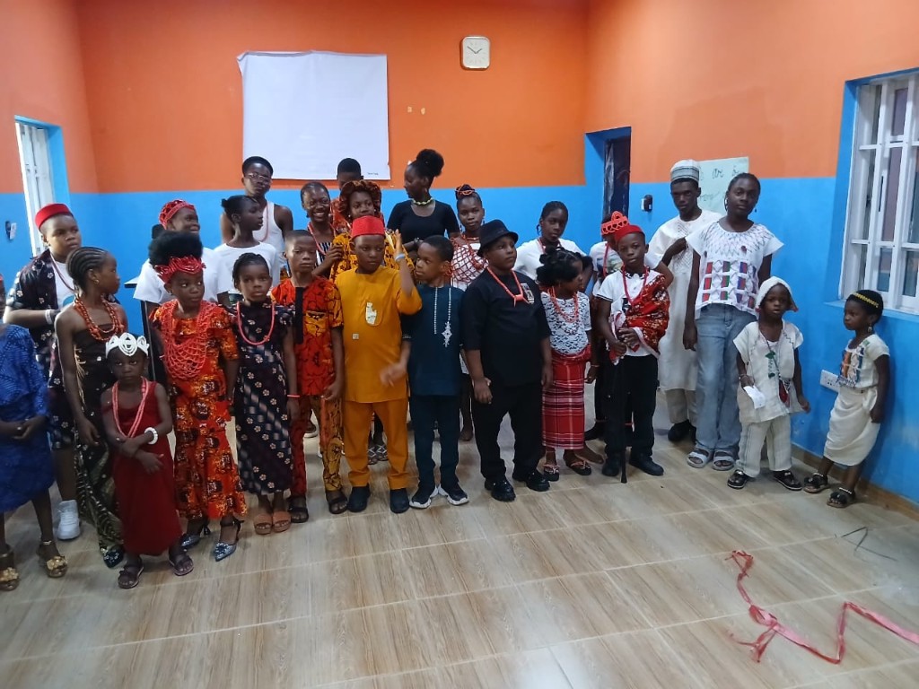Students during cultural celebration